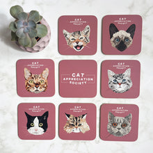Load image into Gallery viewer, Cat Appreciation Society Coasters
