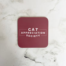 Load image into Gallery viewer, Cat Appreciation Society Coasters