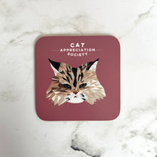 Load image into Gallery viewer, Cat Appreciation Society Coasters