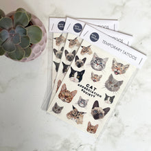 Load image into Gallery viewer, Cat Appreciation Society Temporary Tattoos