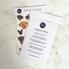 Load image into Gallery viewer, Dog Appreciation Society Temporary Tattoos