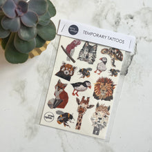 Load image into Gallery viewer, Temporary Tattoos - Animals