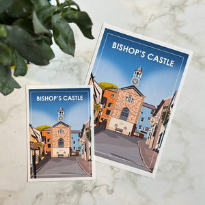 Bishop's Castle Travel Print