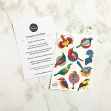 Load image into Gallery viewer, Temporary Tattoos - Birds