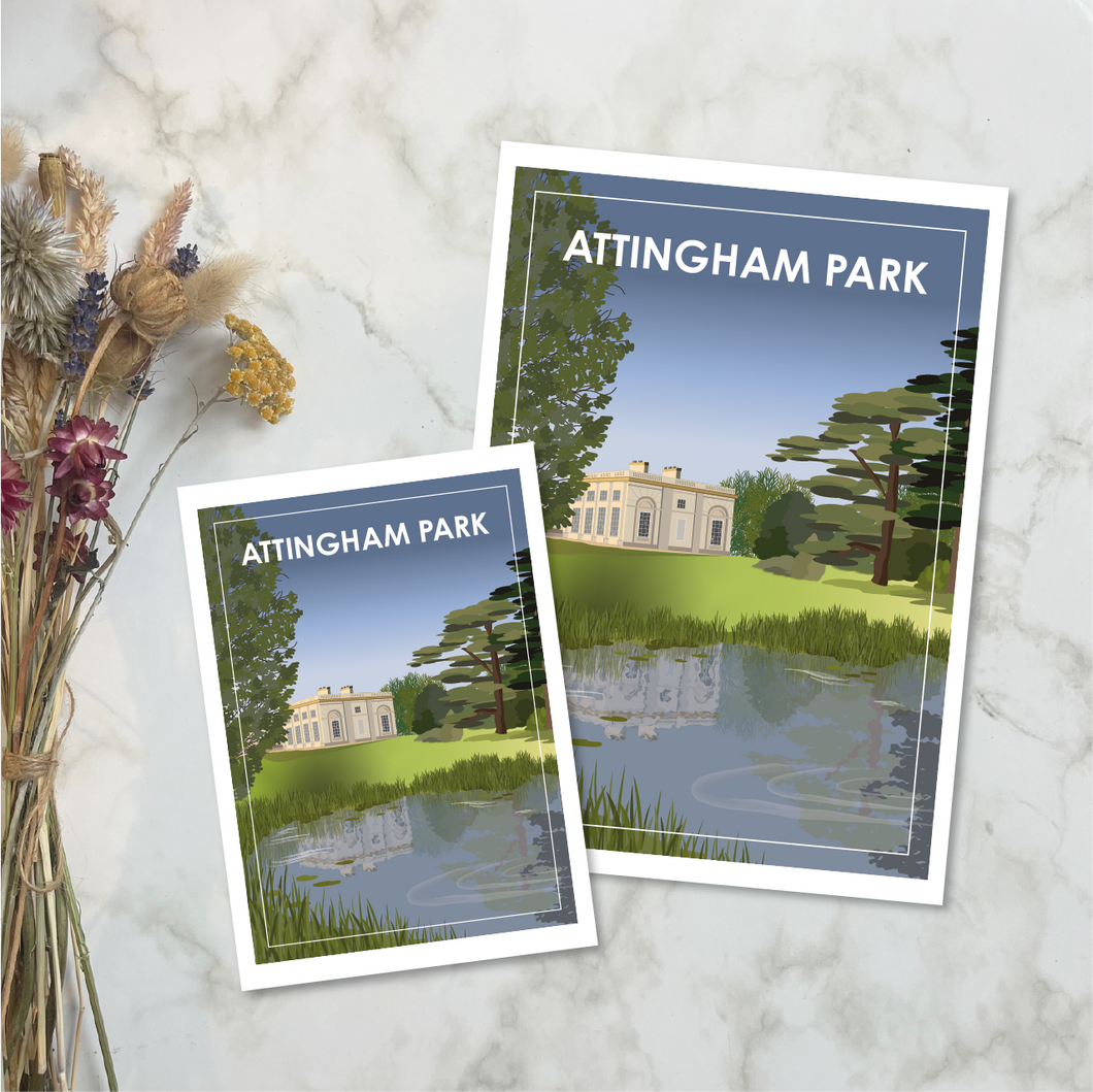 Attingham Park Travel Print