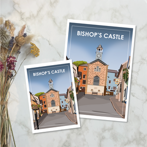 Bishop's Castle Travel Print