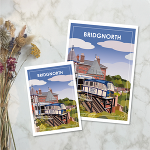 Bridgnorth Travel Print