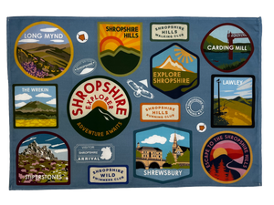 Shropshire Explorer Tea Towel