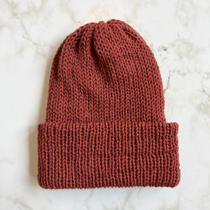 Beanie - Brick Red