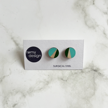 Load image into Gallery viewer, Mini Wooden Earring Studs
