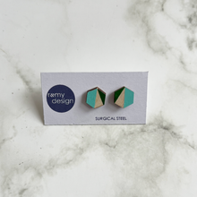 Load image into Gallery viewer, Mini Wooden Earring Studs
