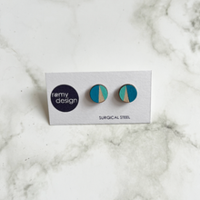 Load image into Gallery viewer, Mini Wooden Earring Studs
