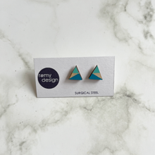 Load image into Gallery viewer, Mini Wooden Earring Studs
