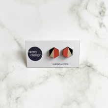 Load image into Gallery viewer, Mini Wooden Earring Studs
