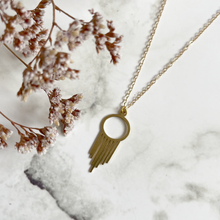 Load image into Gallery viewer, Circular Fringed Necklace
