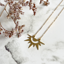 Load image into Gallery viewer, Half Sun Necklace

