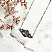 Load image into Gallery viewer, Patterned Triangular Necklace
