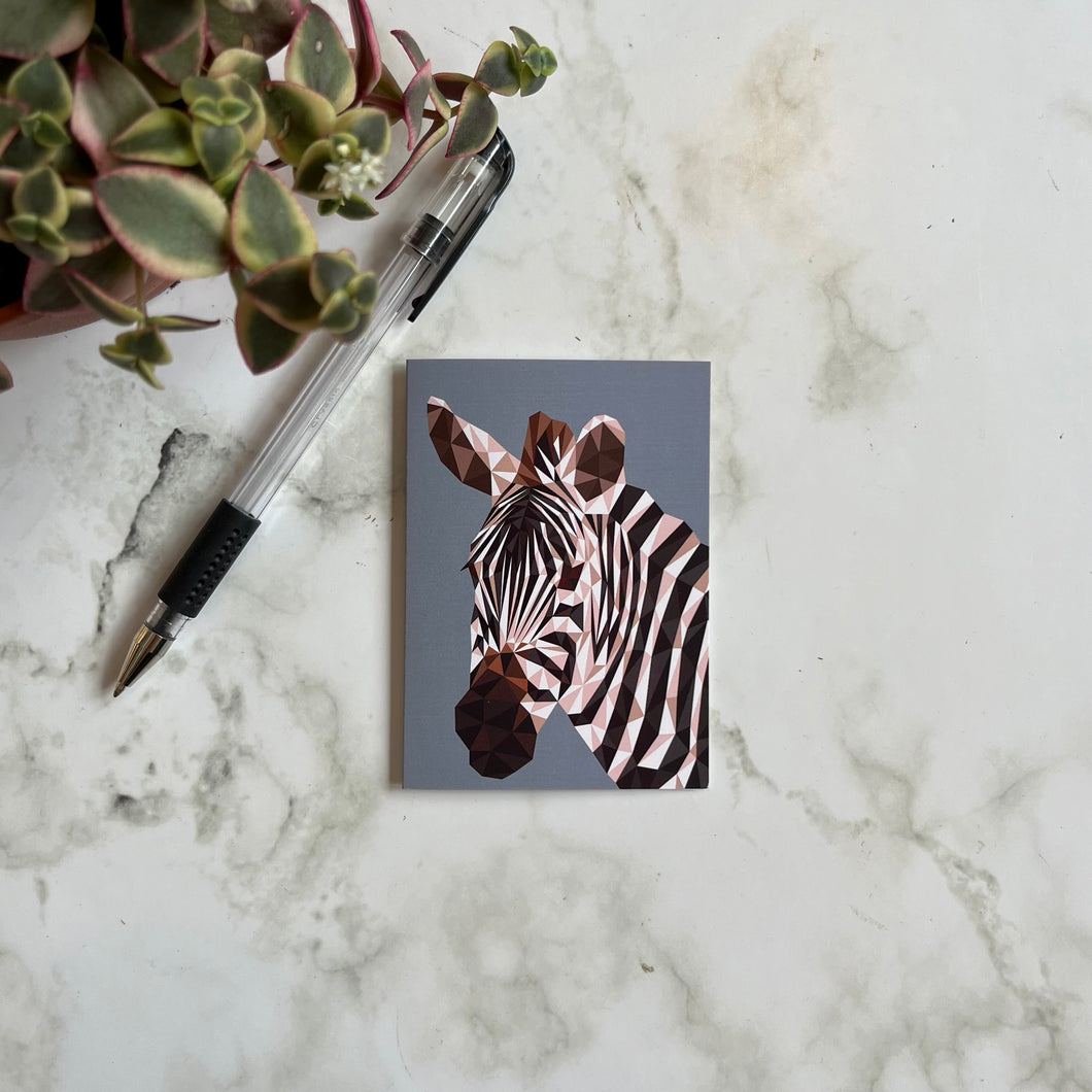 Zebra Mini Card