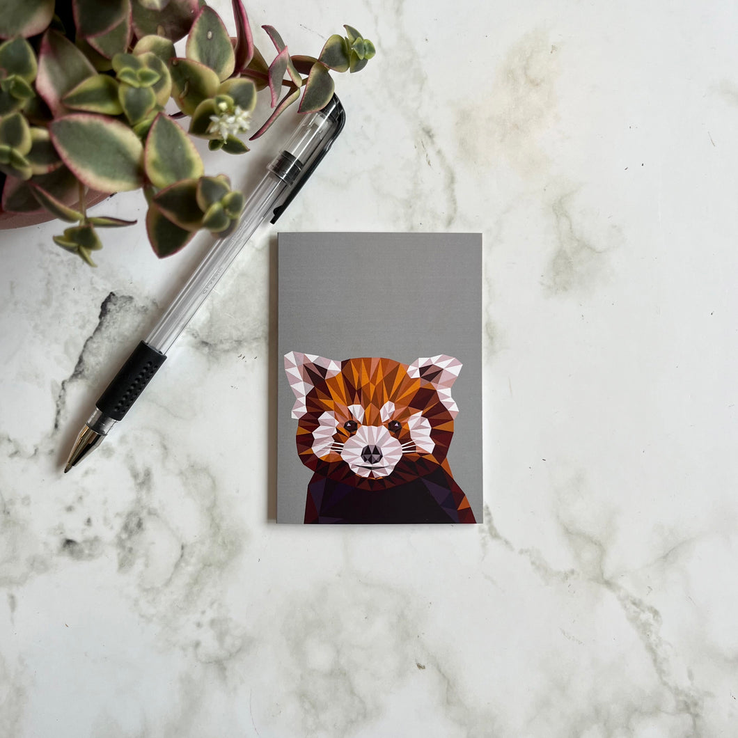 Red Panda Mini Card