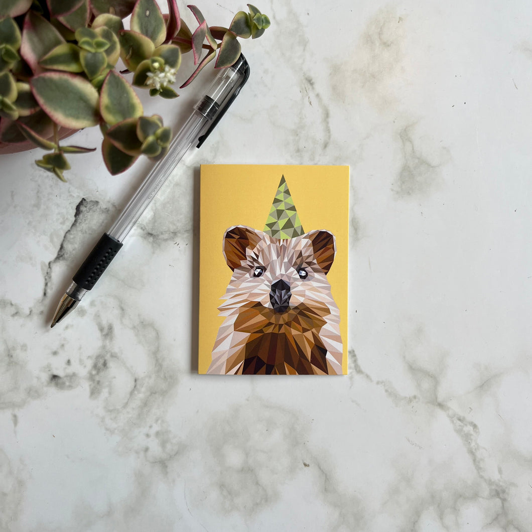 Party Quokka Mini Card