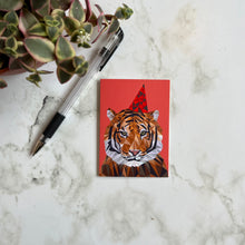 Load image into Gallery viewer, Party Tiger Mini Card
