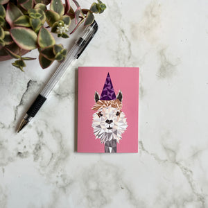 Party Alpaca Mini Card