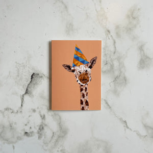 Party Giraffe Mini Card