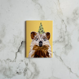 Party Quokka Mini Card