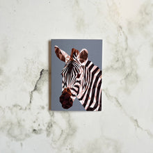 Load image into Gallery viewer, Zebra Mini Card
