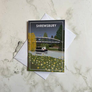 Shrewsbury Greetings Card