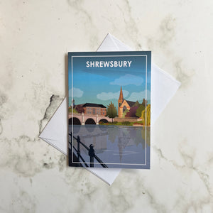 Shrewsbury Greetings Card