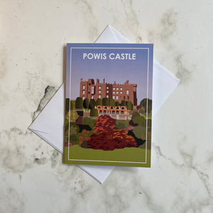 Powis Castle Greetings Card