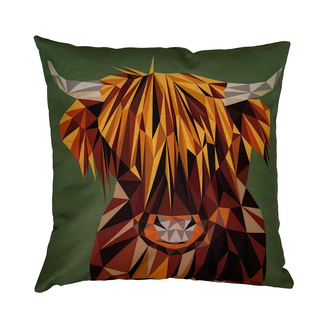 Highland Cow Cushion Cover