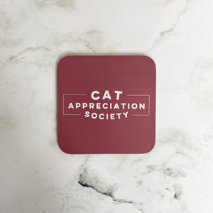 Cat Appreciation Society Coasters