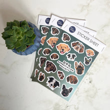 Load image into Gallery viewer, Dog Appreciation Society Sticker Sheet
