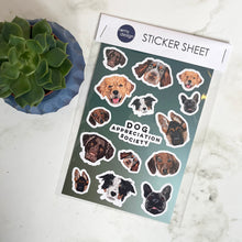 Load image into Gallery viewer, Dog Appreciation Society Sticker Sheet
