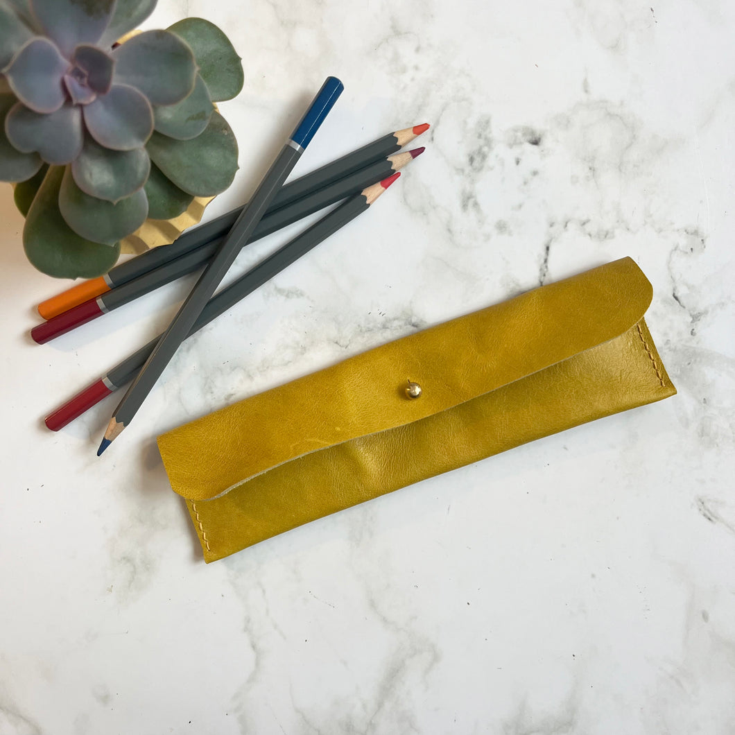 Yellow Leather Case