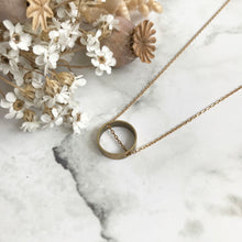 Load image into Gallery viewer, Small Circle Necklace
