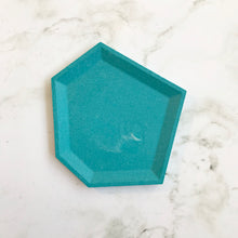 Load image into Gallery viewer, Teal Angular Dish
