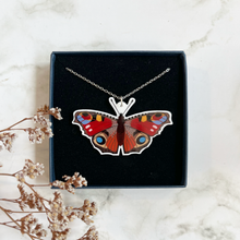 Load image into Gallery viewer, Peacock Butterfly Necklace
