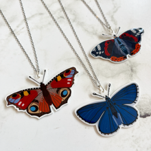 Load image into Gallery viewer, Red Admiral Butterfly Necklace

