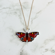 Load image into Gallery viewer, Peacock Butterfly Necklace
