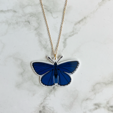 Load image into Gallery viewer, Adonis Blue Butterfly Necklace
