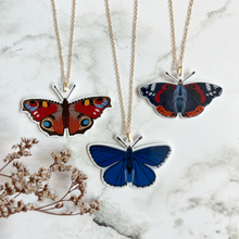 Load image into Gallery viewer, Red Admiral Butterfly Necklace
