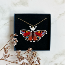 Load image into Gallery viewer, Peacock Butterfly Necklace
