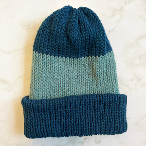 Beanie - Blue Striped