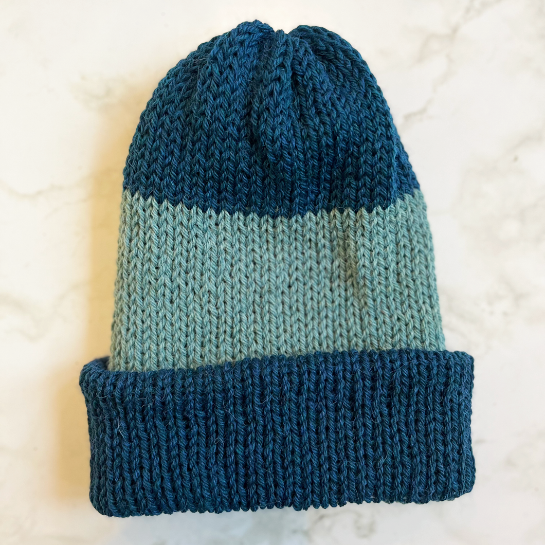 Beanie - Blue Striped