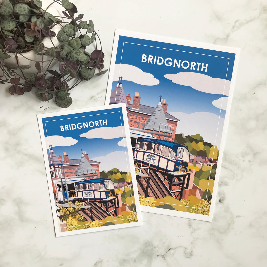 Bridgnorth Travel Print