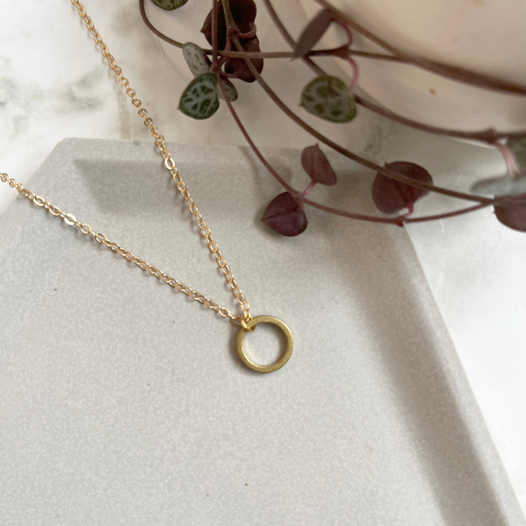 Small Circle Necklace