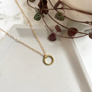 Small Circle Necklace